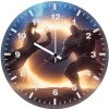 thanos vs wolverine wt wall clock
