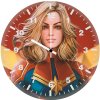 captain marvel newartwork qx wall clock