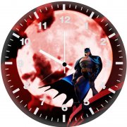 batman emblem f5 wall clock