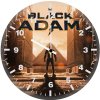 black adam rock os wall clock