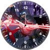 son of krypton vs bat of gotham artwork 6m wall clock