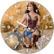 4kwonder womancosplay ti wall clock
