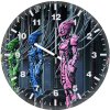 power ranger suits 06 wall clock