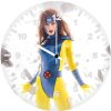 jean grey cosplay ce wall clock