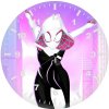 gwen stacy colorful art ma wall clock