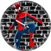 spiderman sketch artwork li wall clock