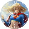 art supergirl new 16 wall clock