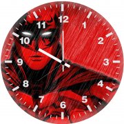 batman glowing eye io wall clock