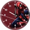 spiderman shooting his web ed wall clock