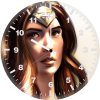 wonder woman artt 3y wall clock