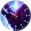 spider man miles neon zr wall clock