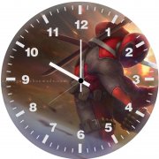 deadpool into battle 1a wall clock