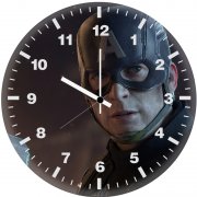 captain america thor hammer tw wall clock