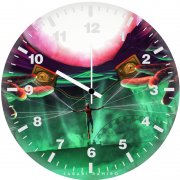 spider man far from home and mysterio art nw wall clock