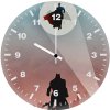 batman v superman look up y7 wall clock