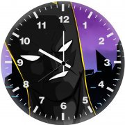 batman beyond illustration yf wall clock