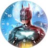 dark knight in black armor 9w wall clock