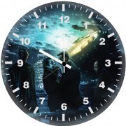 batman movie scene mh wall clock