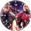 iron man and captain america g8 wall clock