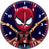 iron spider man art ip wall clock