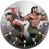 wolverine and captain america 85 wall clock