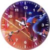 spiderman web hero pq wall clock