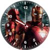 iron man the savior ax wall clock