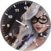 black cat art gm wall clock