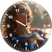 mystical supergirl ah wall clock