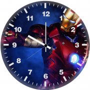 armour iron man r8 wall clock