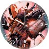 deathstroke and harley he wall clock