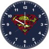 superman logo artwork 44 wall clock