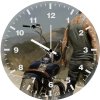 wolverine with bike 59 wall clock
