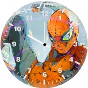 art spiderman new art tu wall clock