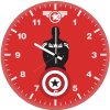 captain america marvel shield qp wall clock