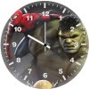 iron man hulk spiderman wolverine fo wall clock