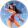 wonder woman minimalism artwork 0n wall clock