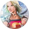 supergirl art fo wall clock