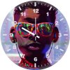 miles morales wearing glasses 6a wall clock