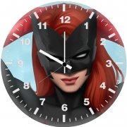 batwoman dc comic girl qf wall clock