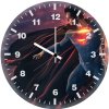 ethereal superman the glowing might so wall clock