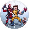 deadpool and wolverine get over de wall clock