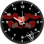 superman timelapse ue wall clock