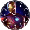 iron man holographic 8x wall clock