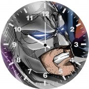 batman illustration tm wall clock