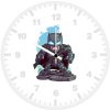 batman minimalism art ct wall clock