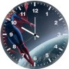 supergirl oversee the earth c6 wall clock
