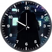 batman alley pm wall clock