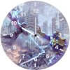 thor vs thanos art rn wall clock