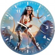 wonder woman mythical warrior jl wall clock